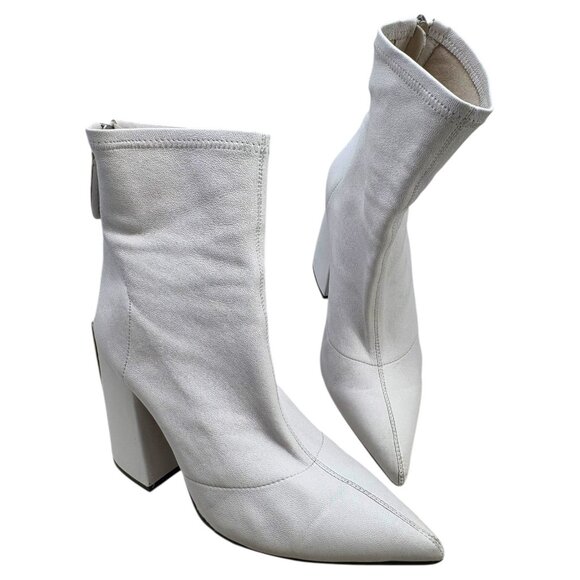 Alias Mae Ahnika Leather Pointy Block Heel Booties - Picture 11 of 11